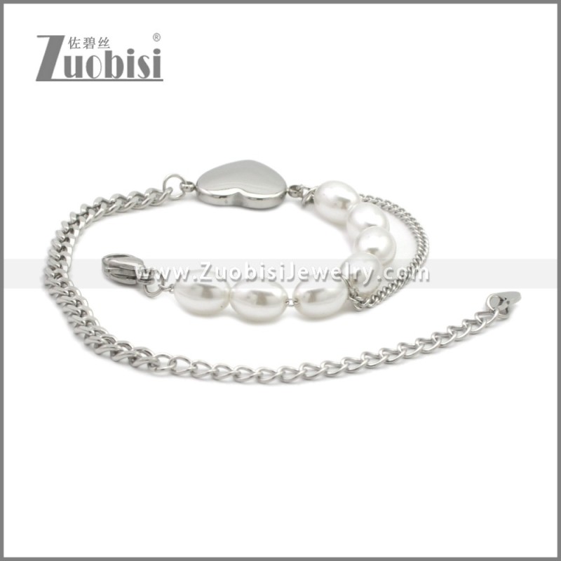 Stainless Steel Bracelets b010396S