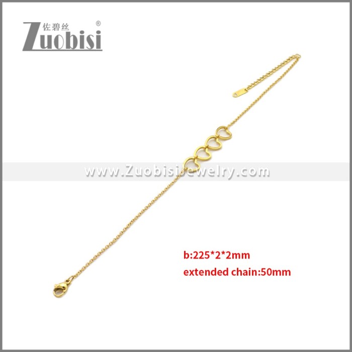 Stainless Steel Bracelets b010404G
