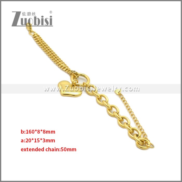 Stainless Steel Bracelets b010406G