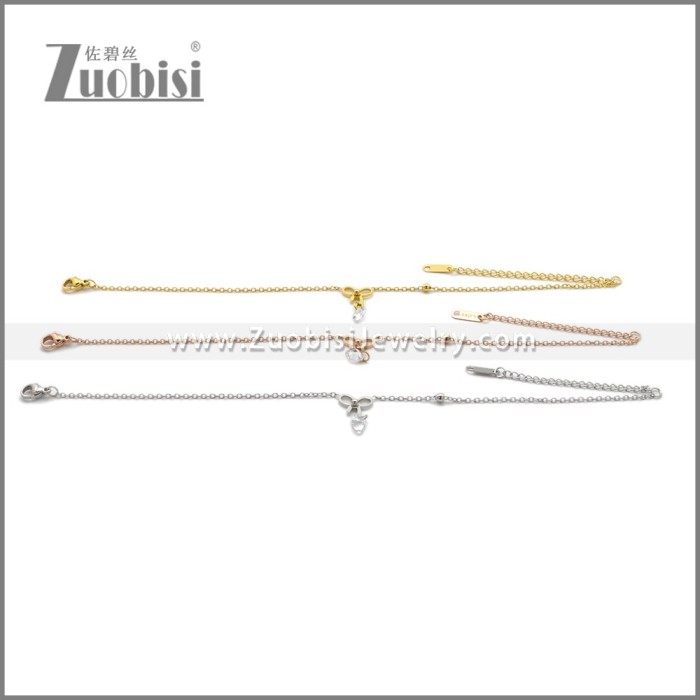 Stainless Steel Bracelets b010403G