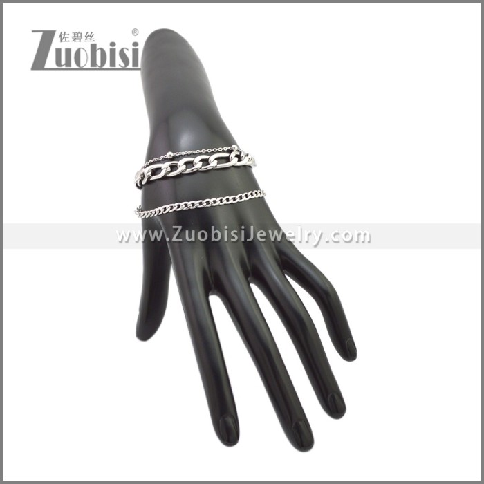 Stainless Steel Bracelets b010390S