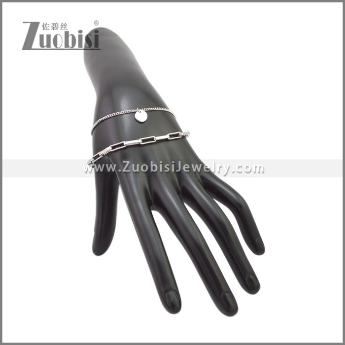 Stainless Steel Bracelets b010383S