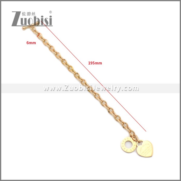 Stainless Steel Bracelets b010381R