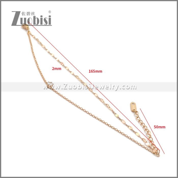 Stainless Steel Bracelets b010385R