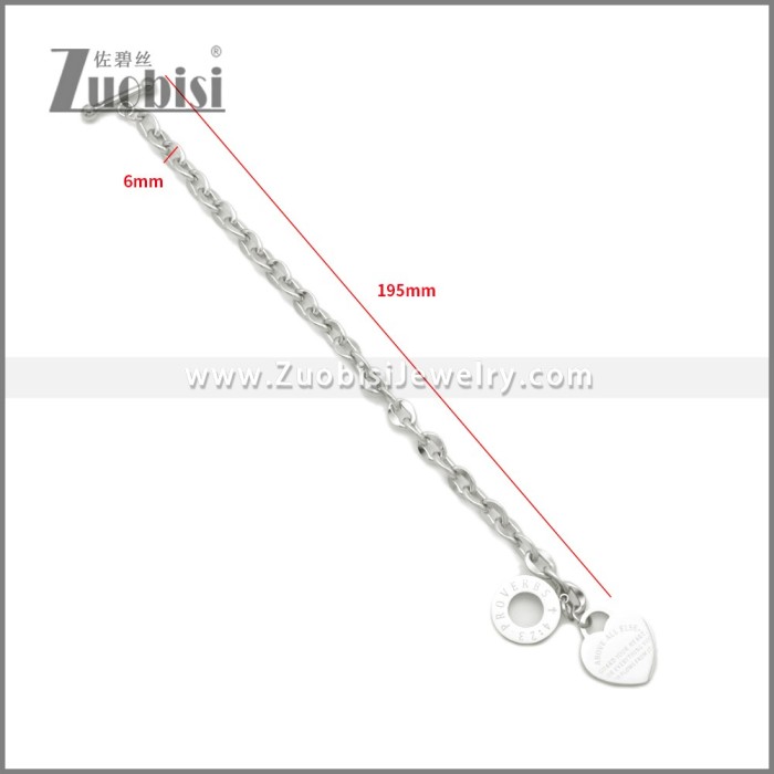 Stainless Steel Bracelets b010381S