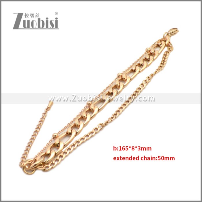 Stainless Steel Bracelets b010390R
