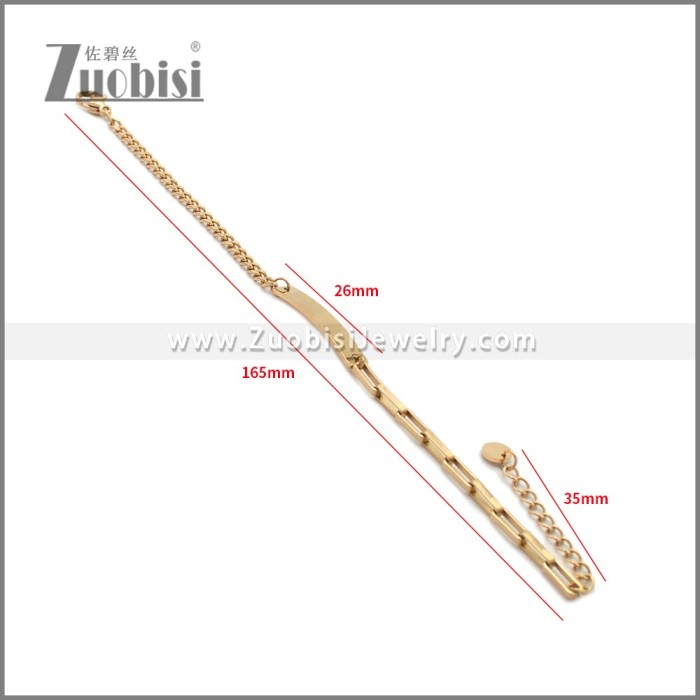 Stainless Steel Bracelets b010386R