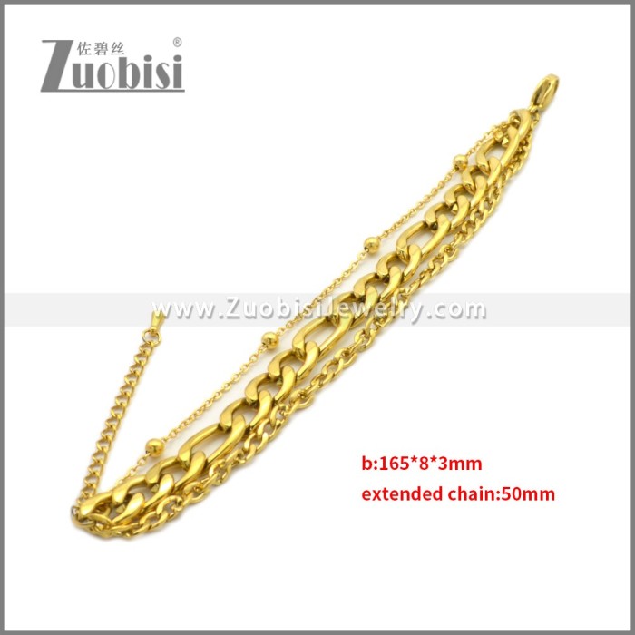 Stainless Steel Bracelets b010390G