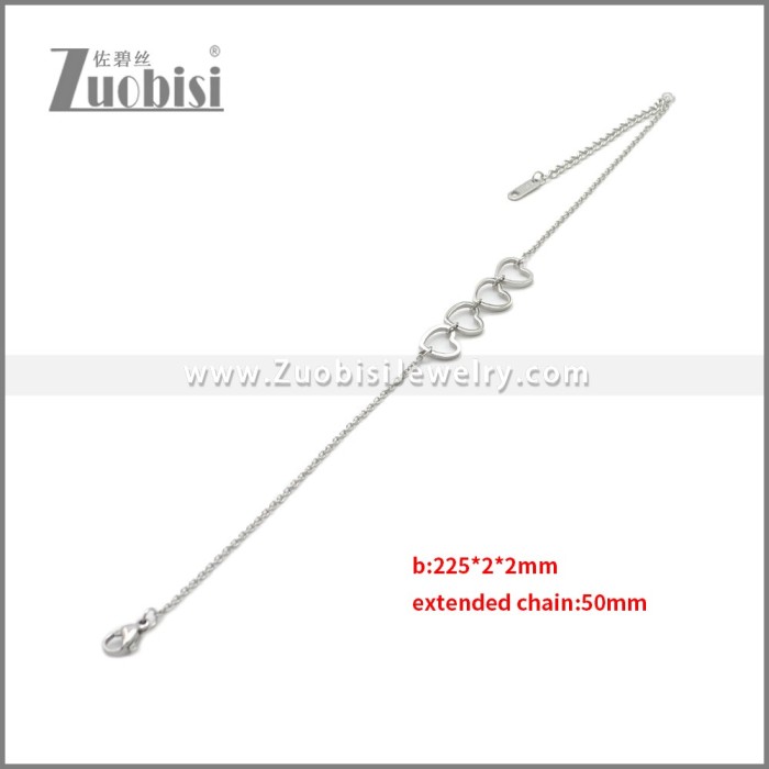 Stainless Steel Bracelets b010404S