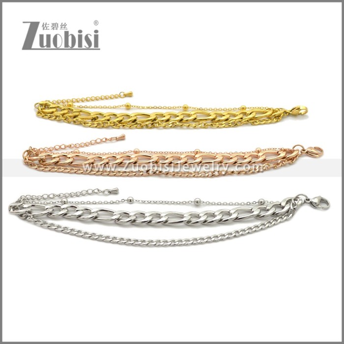 Stainless Steel Bracelets b010390S