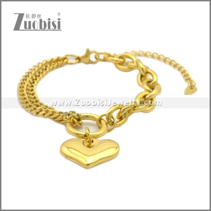 Stainless Steel Bracelets b010406G