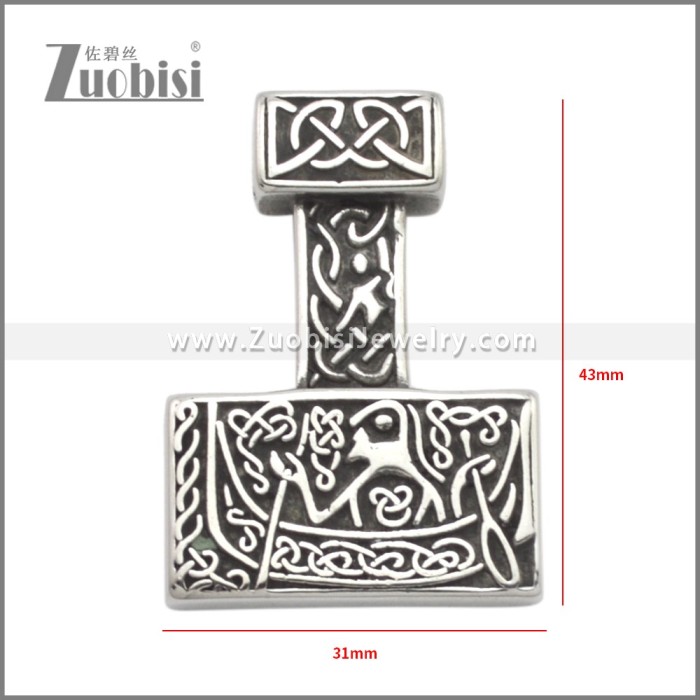 Stainless Steel Pendants p011536SA