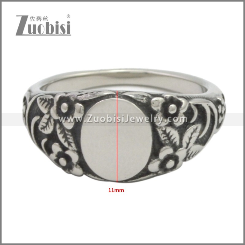 Stainless Steel Ring r009558SA