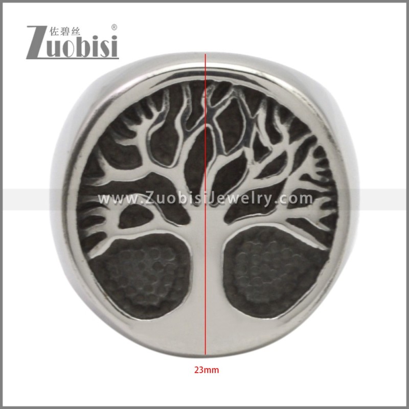 Stainless Steel Ring r009625SA