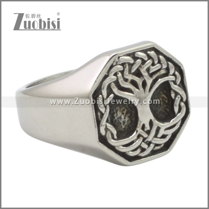 Stainless Steel Ring r009627SA