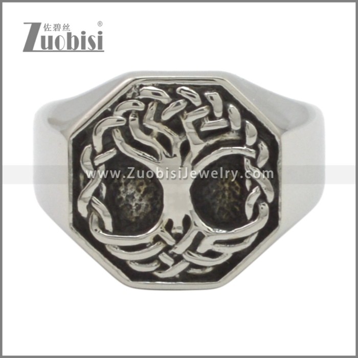 Stainless Steel Ring r009627SA