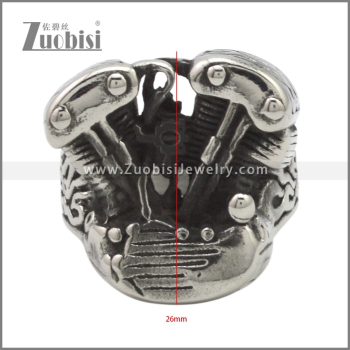 Stainless Steel Ring r009573SA