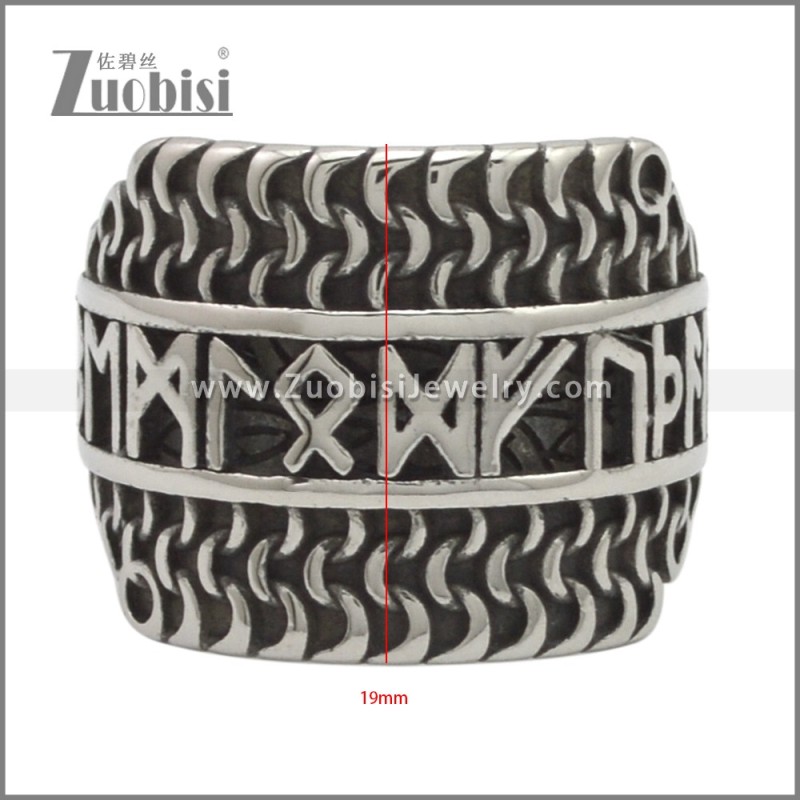 Stainless Steel Ring r009603SA