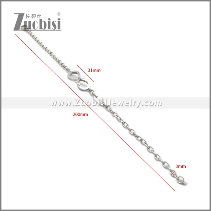Stainless Steel Bracelet b010414S