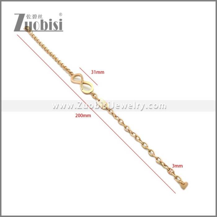 Stainless Steel Bracelet b010414R