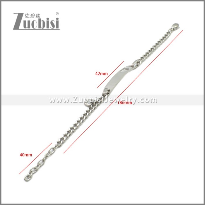 Stainless Steel Bracelet b010411S