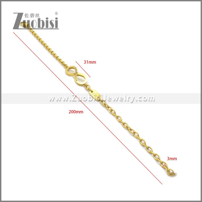 Stainless Steel Bracelet b010414G
