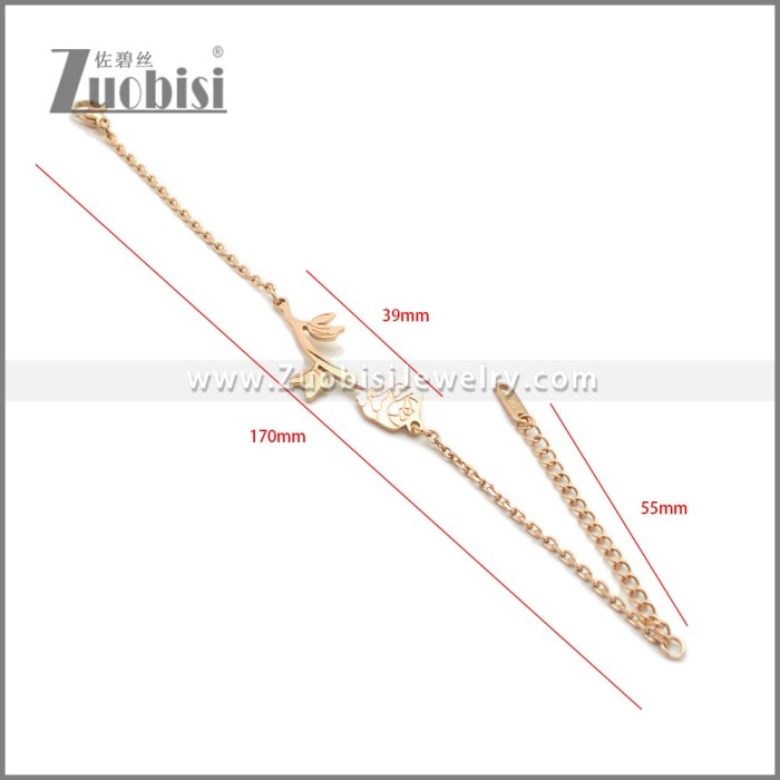 Stainless Steel Bracelet b010417R