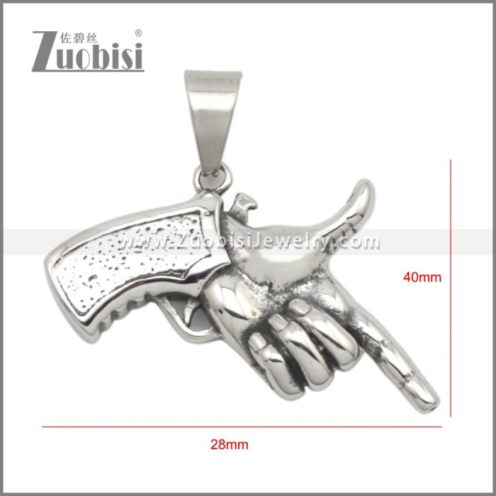 Stainless Steel Pendant p011538S