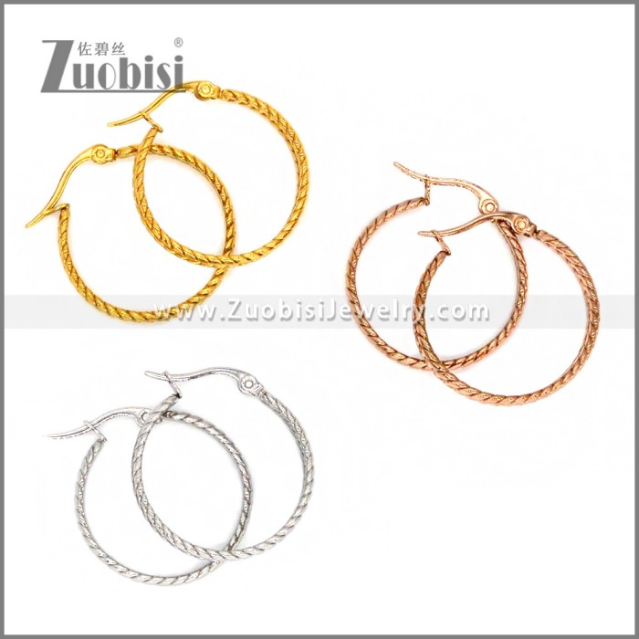 Stainless Steel Earring e002285