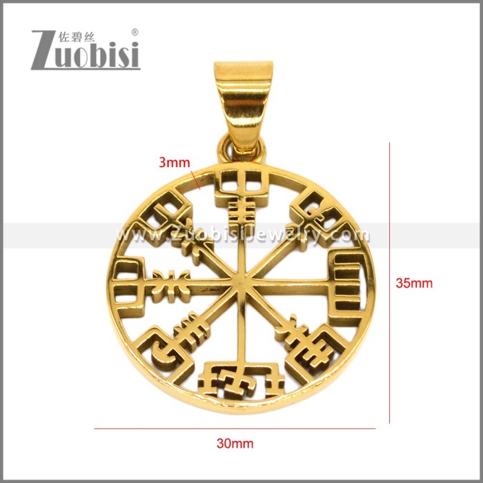 Stainless Steel Pendant p011580G
