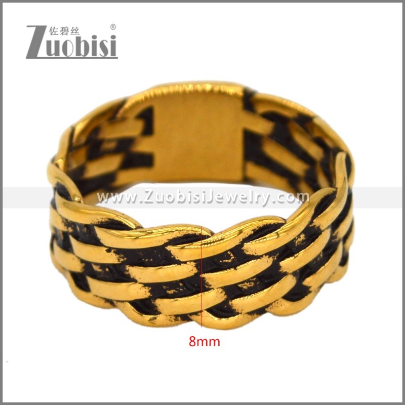 Stainless Steel Ring r009667GH