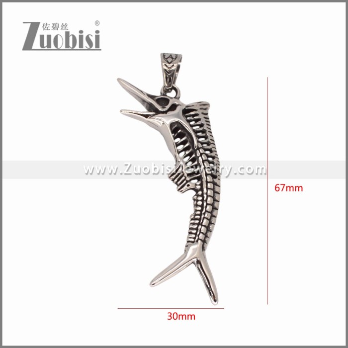 Stainless Steel Pendant p011624