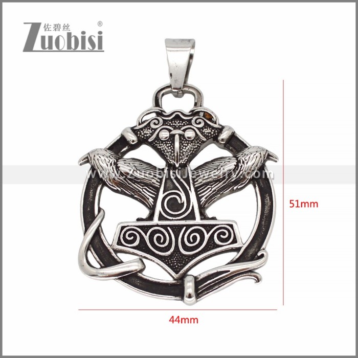 Stainless Steel Pendant p011608