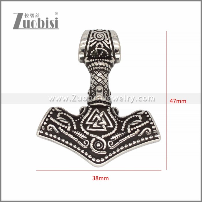 Stainless Steel Pendant p011609