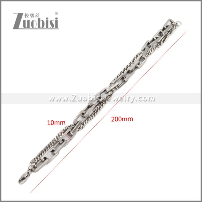 Stainless Steel Bracelet b010440S