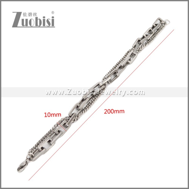 Stainless Steel Bracelet b010440S