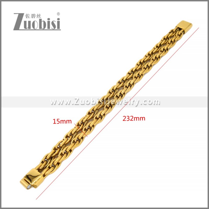 Stainless Steel Bracelet b010442G