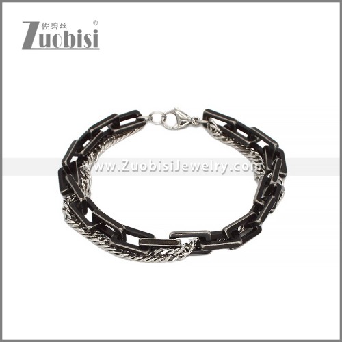 Stainless Steel Bracelet b010440H