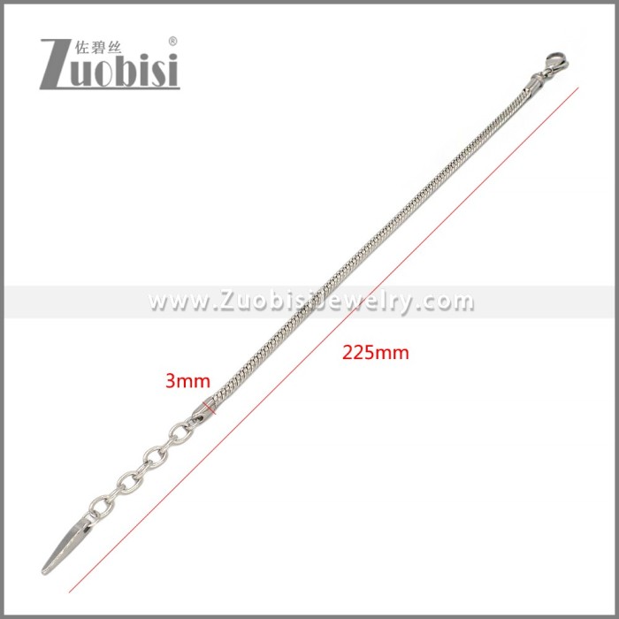 Stainless Steel Bracelet b010439S