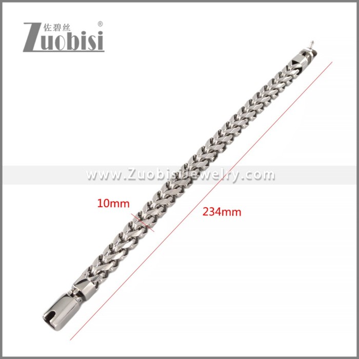 Stainless Steel Bracelet b010447S