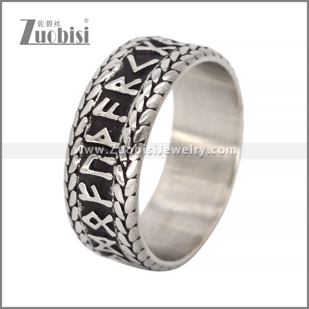 Stainless Steel Rings r009706 - Zuobisi Jewelry
