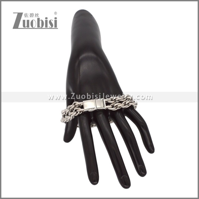 Stainless Steel Bracelet b010442S
