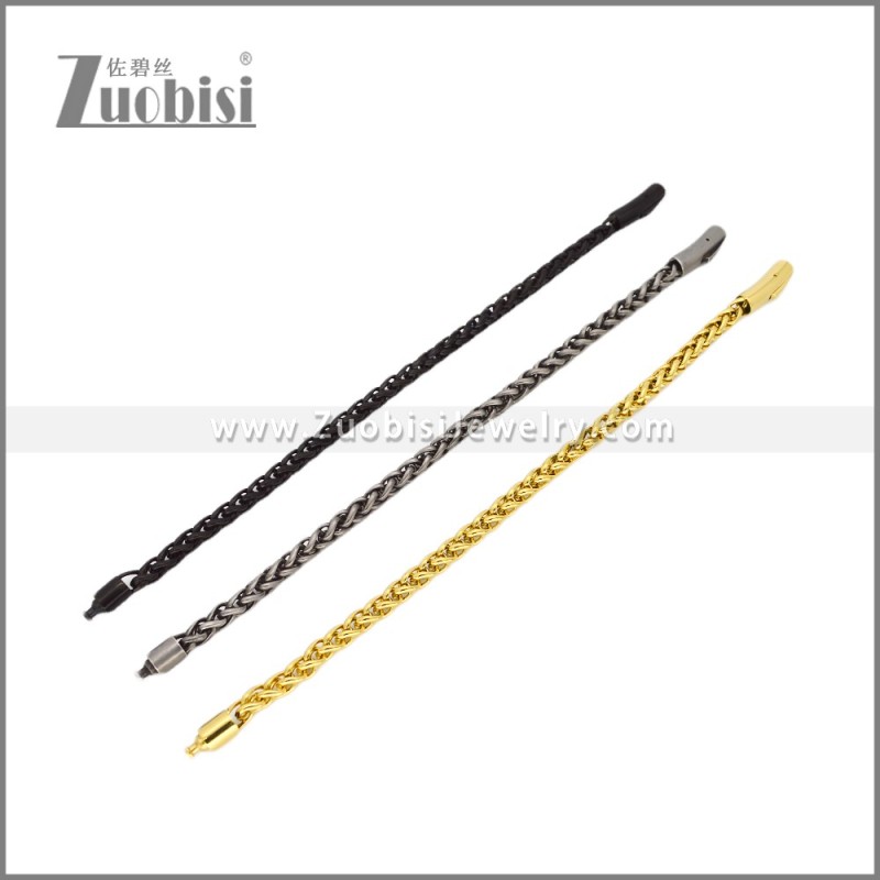 Stainless Steel Bracelets b010484H