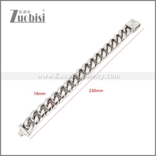 Stainless Steel Bracelets b010488S5