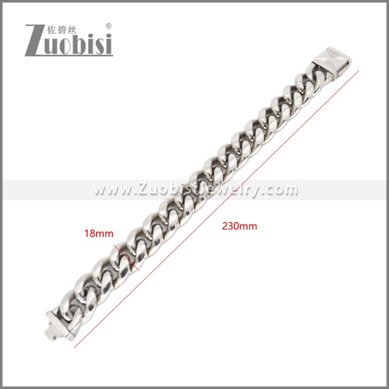 Stainless Steel Bracelets b010488S5
