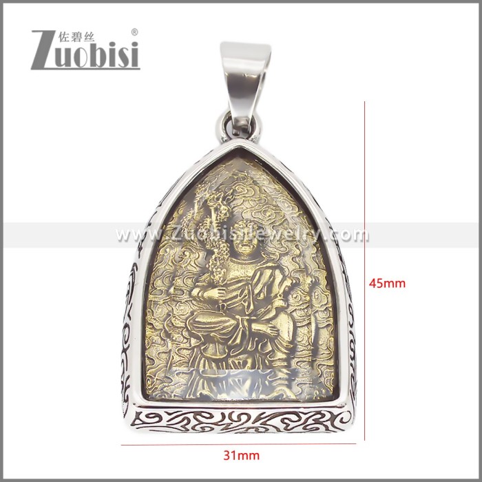 Stainless Steel Pendants p011727SG2