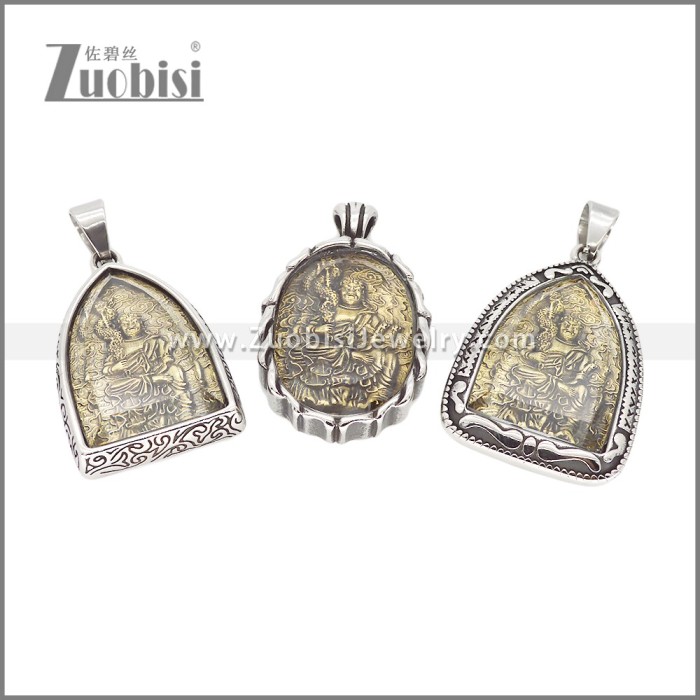 Stainless Steel Pendants p011727SG3