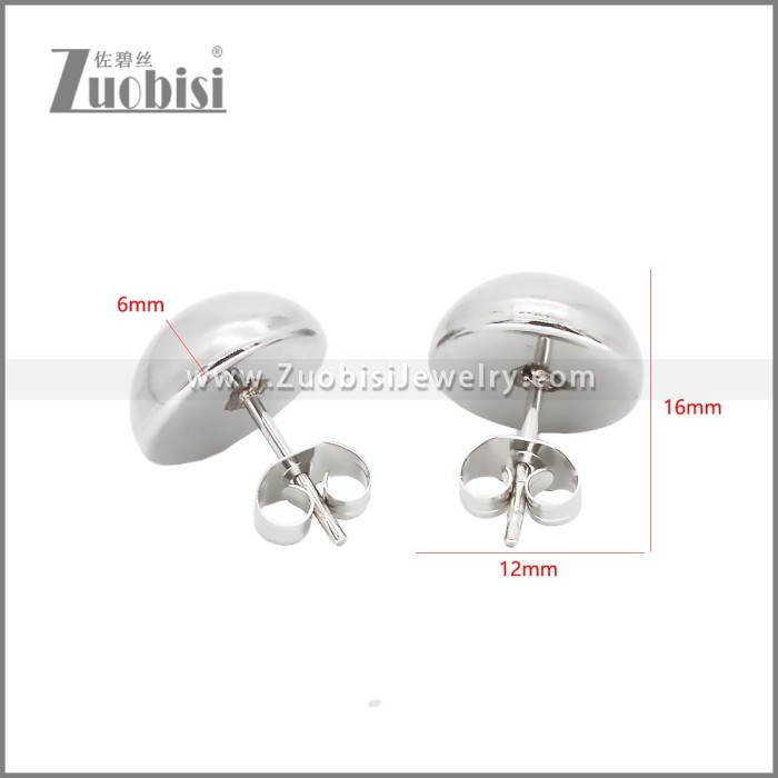 Stainless Steel Earrings e002348S3