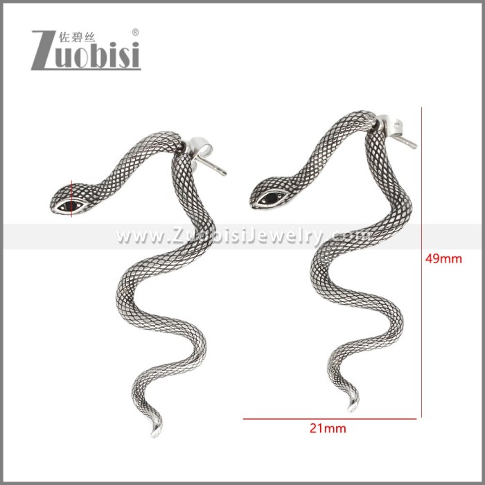 Stainless Steel Earrings e002355S1