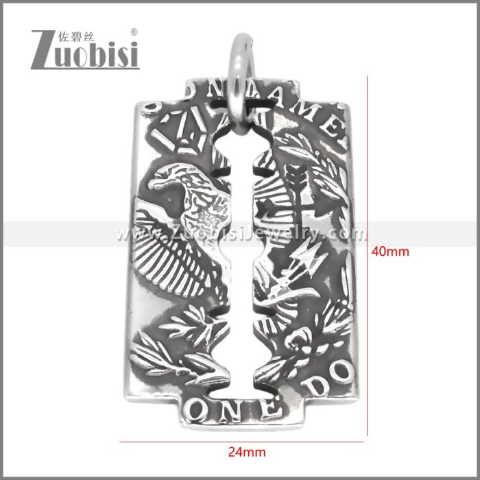 Stainless Steel Pendant p011777